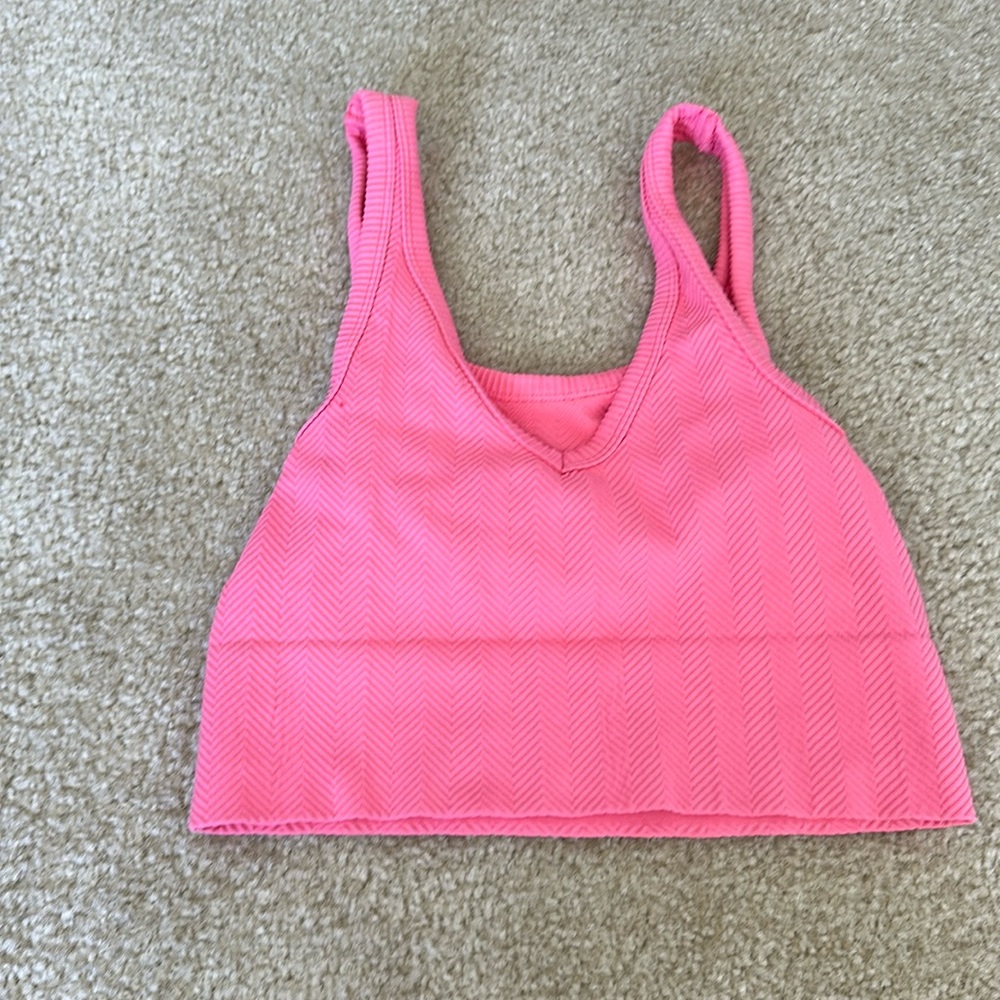 Pink tank top